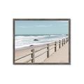 Picture of Beach Fence _GroupedProduct_Rectangle_Landscape_Photography _GroupedProduct_Rectangle_Landscape_Framed_Matted_