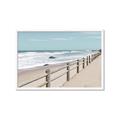 Picture of Beach Fence _GroupedProduct_Rectangle_Landscape_Photography _GroupedProduct_Rectangle_Landscape_Framed_Matted_