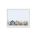 Picture of Beach Huts _GroupedProduct_Rectangle_Landscape_Photography _GroupedProduct_Rectangle_Landscape_Framed_Matted_