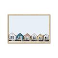 Picture of Beach Huts _GroupedProduct_Rectangle_Landscape_Photography _GroupedProduct_Rectangle_Landscape_Framed_Matted_
