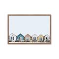 Picture of Beach Huts _GroupedProduct_Rectangle_Landscape_Photography _GroupedProduct_Rectangle_Landscape_Framed_Matted_