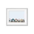 Picture of Beach Huts _GroupedProduct_Rectangle_Landscape_Photography _GroupedProduct_Rectangle_Landscape_Framed_Matted_