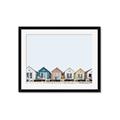 Picture of Beach Huts _GroupedProduct_Rectangle_Landscape_Photography _GroupedProduct_Rectangle_Landscape_Framed_Matted_
