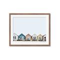 Picture of Beach Huts _GroupedProduct_Rectangle_Landscape_Photography _GroupedProduct_Rectangle_Landscape_Framed_Matted_