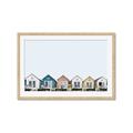 Picture of Beach Huts _GroupedProduct_Rectangle_Landscape_Photography _GroupedProduct_Rectangle_Landscape_Framed_Matted_