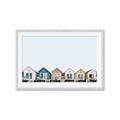 Picture of Beach Huts _GroupedProduct_Rectangle_Landscape_Photography _GroupedProduct_Rectangle_Landscape_Framed_Matted_