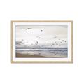 Picture of Beautiful sunset on the beach _GroupedProduct_Rectangle_Landscape_Photography _GroupedProduct_Rectangle_Landscape_Framed_Matted_