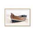 Picture of Boat on the Sand _GroupedProduct_Rectangle_Landscape_Photography _GroupedProduct_Rectangle_Landscape_Framed_Matted_