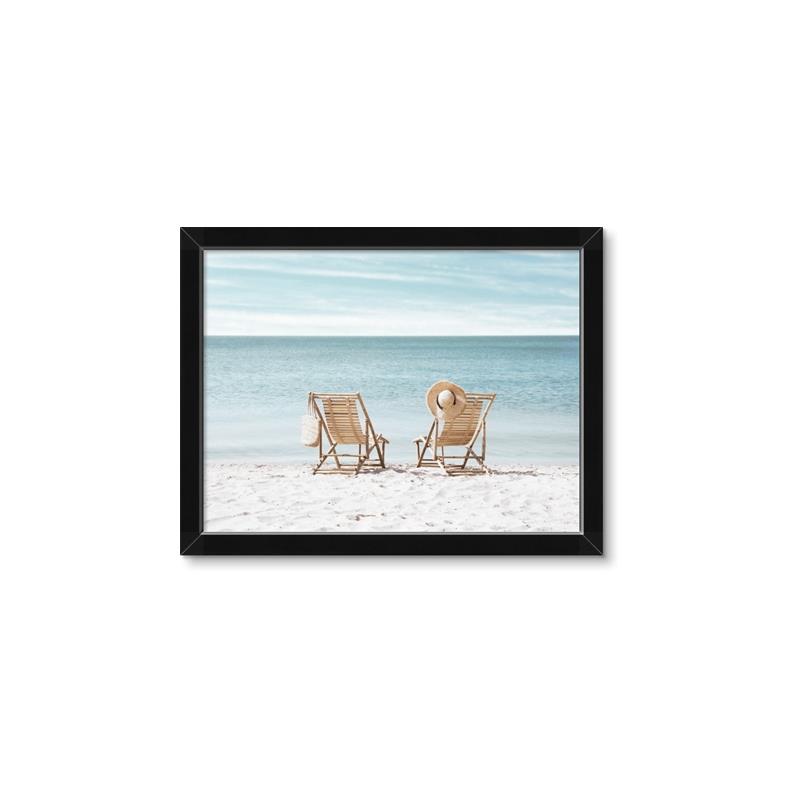 Picture of Muskoka Chairs with hats _GroupedProduct_Rectangle_Landscape_Photography _GroupedProduct_Rectangle_Landscape_Framed_Matted_