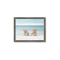 Picture of Muskoka Chairs with hats _GroupedProduct_Rectangle_Landscape_Photography _GroupedProduct_Rectangle_Landscape_Framed_Matted_