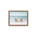 Picture of Muskoka Chairs with hats _GroupedProduct_Rectangle_Landscape_Photography _GroupedProduct_Rectangle_Landscape_Framed_Matted_