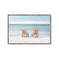 Picture of Muskoka Chairs with hats _GroupedProduct_Rectangle_Landscape_Photography _GroupedProduct_Rectangle_Landscape_Framed_Matted_
