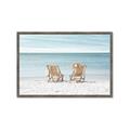 Picture of Muskoka Chairs with hats _GroupedProduct_Rectangle_Landscape_Photography _GroupedProduct_Rectangle_Landscape_Framed_Matted_