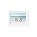Picture of Muskoka Chairs with hats _GroupedProduct_Rectangle_Landscape_Photography _GroupedProduct_Rectangle_Landscape_Framed_Matted_
