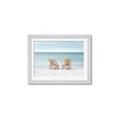 Picture of Muskoka Chairs with hats _GroupedProduct_Rectangle_Landscape_Photography _GroupedProduct_Rectangle_Landscape_Framed_Matted_