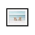 Picture of Muskoka Chairs with hats _GroupedProduct_Rectangle_Landscape_Photography _GroupedProduct_Rectangle_Landscape_Framed_Matted_