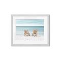 Picture of Muskoka Chairs with hats _GroupedProduct_Rectangle_Landscape_Photography _GroupedProduct_Rectangle_Landscape_Framed_Matted_