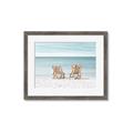 Picture of Muskoka Chairs with hats _GroupedProduct_Rectangle_Landscape_Photography _GroupedProduct_Rectangle_Landscape_Framed_Matted_