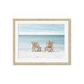 Picture of Muskoka Chairs with hats _GroupedProduct_Rectangle_Landscape_Photography _GroupedProduct_Rectangle_Landscape_Framed_Matted_