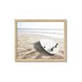 Picture of Surfboard on the Sand _GroupedProduct_Rectangle_Landscape_Photography _GroupedProduct_Rectangle_Landscape_Framed_Matted_