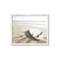 Picture of Surfboard on the Sand _GroupedProduct_Rectangle_Landscape_Photography _GroupedProduct_Rectangle_Landscape_Framed_Matted_
