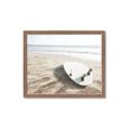 Picture of Surfboard on the Sand _GroupedProduct_Rectangle_Landscape_Photography _GroupedProduct_Rectangle_Landscape_Framed_Matted_