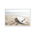 Picture of Surfboard on the Sand _GroupedProduct_Rectangle_Landscape_Photography _GroupedProduct_Rectangle_Landscape_Framed_Matted_
