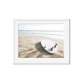 Picture of Surfboard on the Sand _GroupedProduct_Rectangle_Landscape_Photography _GroupedProduct_Rectangle_Landscape_Framed_Matted_