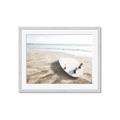Picture of Surfboard on the Sand _GroupedProduct_Rectangle_Landscape_Photography _GroupedProduct_Rectangle_Landscape_Framed_Matted_