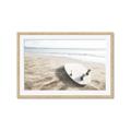 Picture of Surfboard on the Sand _GroupedProduct_Rectangle_Landscape_Photography _GroupedProduct_Rectangle_Landscape_Framed_Matted_