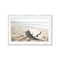 Picture of Surfboard on the Sand _GroupedProduct_Rectangle_Landscape_Photography _GroupedProduct_Rectangle_Landscape_Framed_Matted_