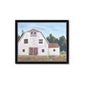 Picture of Red roof barn _GroupedProduct_Rectangle_Landscape_Framed_Matted_