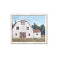 Picture of Red roof barn _GroupedProduct_Rectangle_Landscape_Framed_Matted_