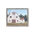 Picture of Red roof barn _GroupedProduct_Rectangle_Landscape_Framed_Matted_