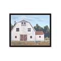 Picture of Red roof barn _GroupedProduct_Rectangle_Landscape_Framed_Matted_