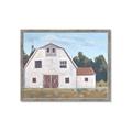 Picture of Red roof barn _GroupedProduct_Rectangle_Landscape_Framed_Matted_