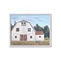 Picture of Red roof barn _GroupedProduct_Rectangle_Landscape_Framed_Matted_