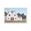 Picture of Red roof barn _GroupedProduct_Rectangle_Landscape_Framed_Matted_