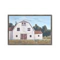 Picture of Red roof barn _GroupedProduct_Rectangle_Landscape_Framed_Matted_