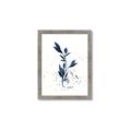 Picture of Blue Leaves III _GroupedProduct_Rectangle_Portrait_Framed_Matted_