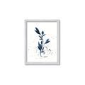 Picture of Blue Leaves III _GroupedProduct_Rectangle_Portrait_Framed_Matted_