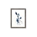 Picture of Blue Leaves III _GroupedProduct_Rectangle_Portrait_Framed_Matted_
