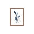 Picture of Blue Leaves III _GroupedProduct_Rectangle_Portrait_Framed_Matted_