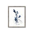 Picture of Blue Leaves III _GroupedProduct_Rectangle_Portrait_Framed_Matted_