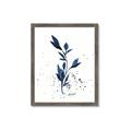 Picture of Blue Leaves III _GroupedProduct_Rectangle_Portrait_Framed_Matted_