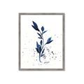Picture of Blue Leaves III _GroupedProduct_Rectangle_Portrait_Framed_Matted_