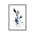 Picture of Blue Leaves III _GroupedProduct_Rectangle_Portrait_Framed_Matted_