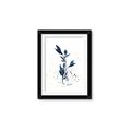 Picture of Blue Leaves III _GroupedProduct_Rectangle_Portrait_Framed_Matted_