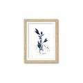 Picture of Blue Leaves III _GroupedProduct_Rectangle_Portrait_Framed_Matted_