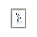 Picture of Blue Leaves III _GroupedProduct_Rectangle_Portrait_Framed_Matted_